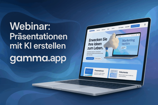 Webinar - Präsentationen mit KI erstellen: Einführung in gamma.app
