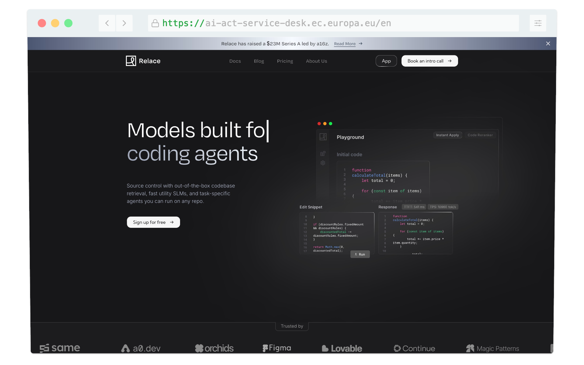 Relace: Spezialanbieter für Coding Agents und Vibe-Coding Plattformen